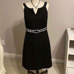 WHBM black & white dress